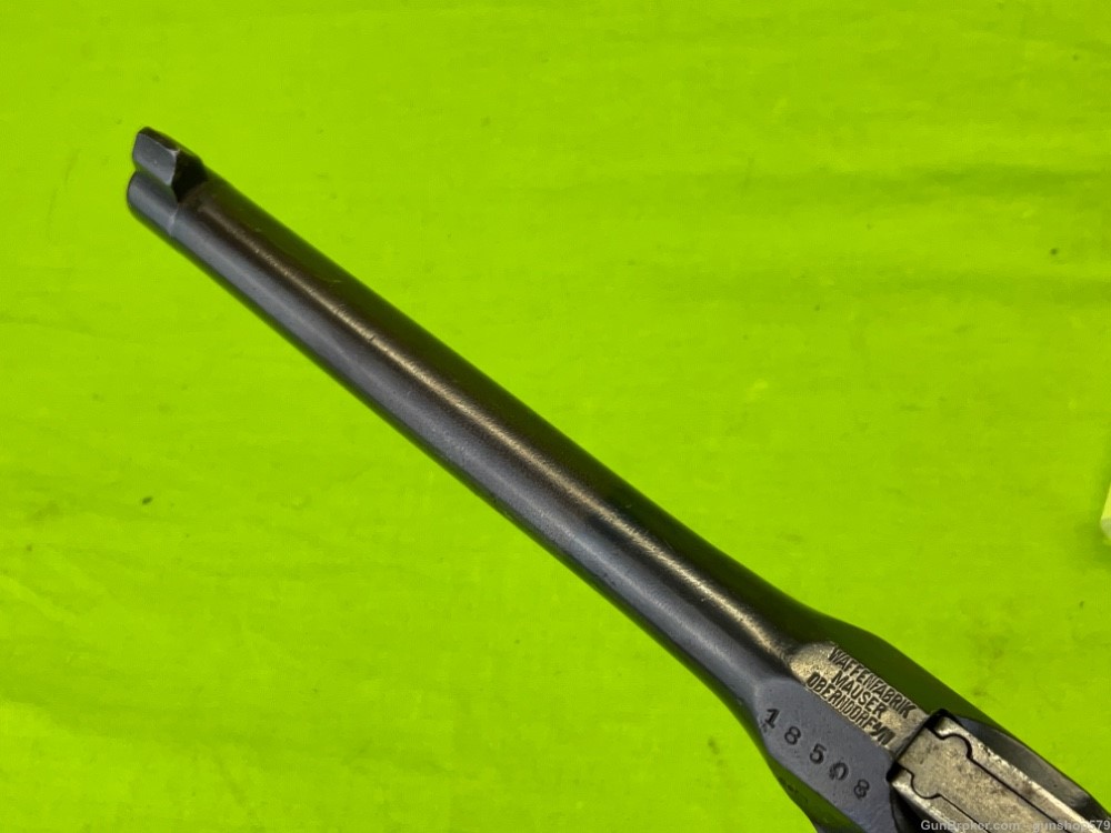 Vintage Mauser C96 Broom Handle 7.63 Semi Auto Pre WWI Fair Shootable Bore-img-12
