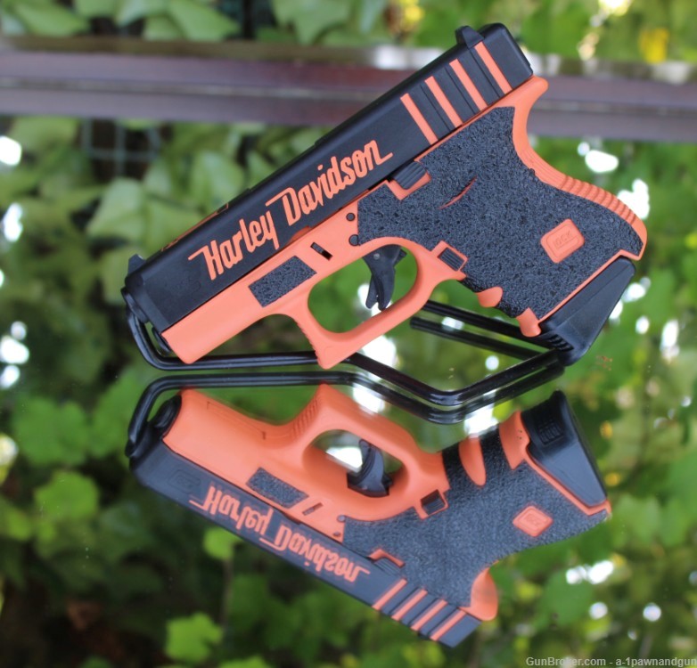 Glock 27 Gen 3 Harley Davidson Tribute Duracoat Custom -img-0