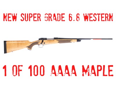 Winchester Model 70 Super Grade AAAA Maple 6.8 Western Pre-64 1 of 100