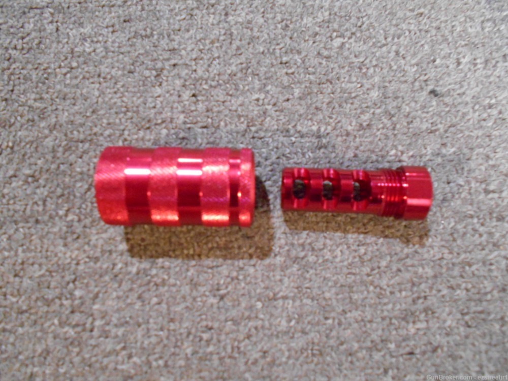 AR15 Billet Red Hard Coat Anodized Builder Set NEW-img-5