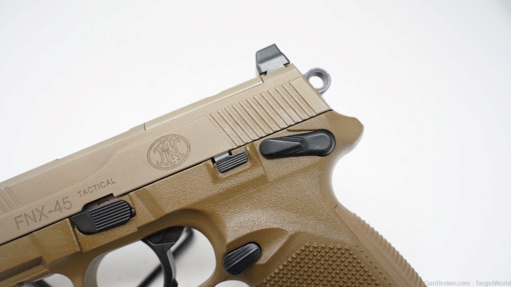 FN FNX45 TACTICAL FLAT DARK EARTH 15 ROUNDS (19680)-img-11