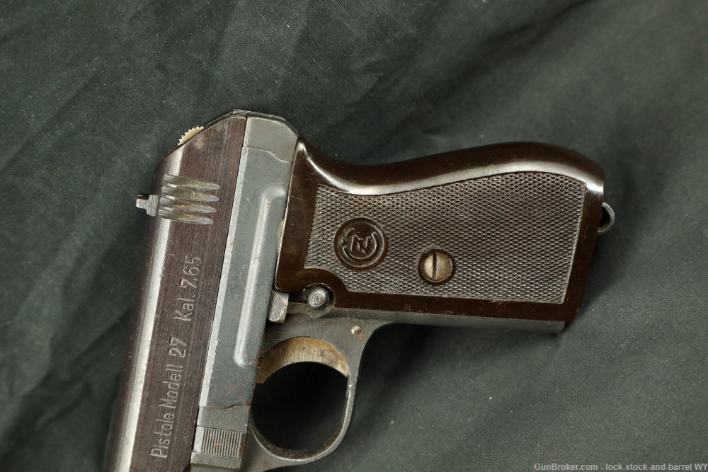 WWII NSDAP Czech CZ vz. 27 fnh WaA76 7.65mm .32 ACP Semi-Auto Pistol C&R-img-8