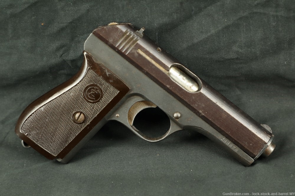 WWII NSDAP Czech CZ vz. 27 fnh WaA76 7.65mm .32 ACP Semi-Auto Pistol C&R-img-3