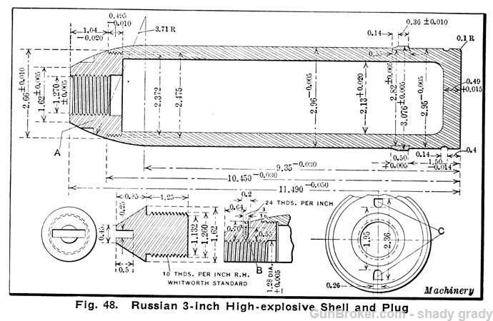 russian 3 inch high explosive shell and plug -img-11