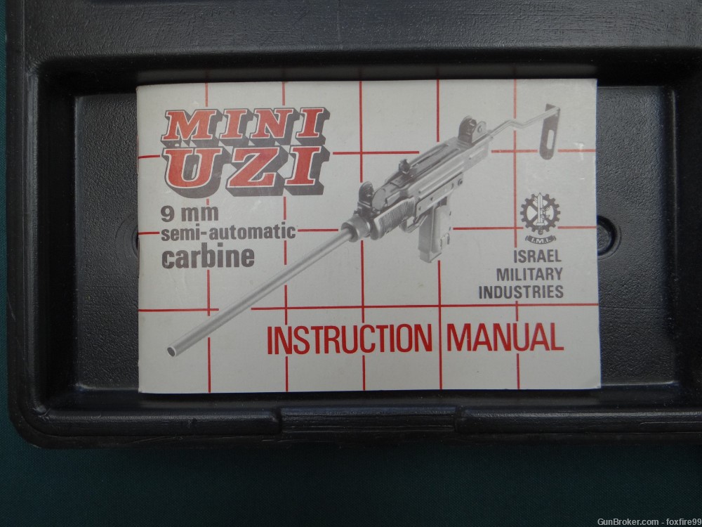 RARE Pre-Ban Action Arms IMI Uzi Mini Carbine 9mm 20" $.01 Start-img-9
