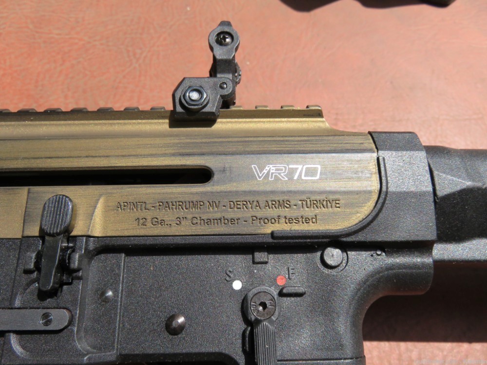 VR70 12ga Ceramic 2 Tone Bronze & Black Bad Boy Scatter Gun-img-10