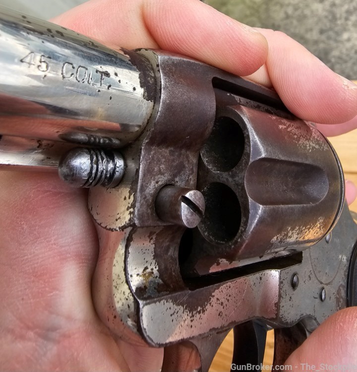 Colt 1878 Double Action Revolver .45 Colt 5.5" Bbl Nickel Finish 1891 Mfg-img-6