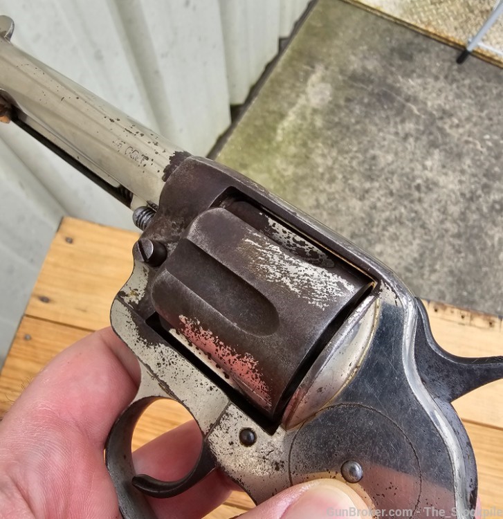 Colt 1878 Double Action Revolver .45 Colt 5.5" Bbl Nickel Finish 1891 Mfg-img-11