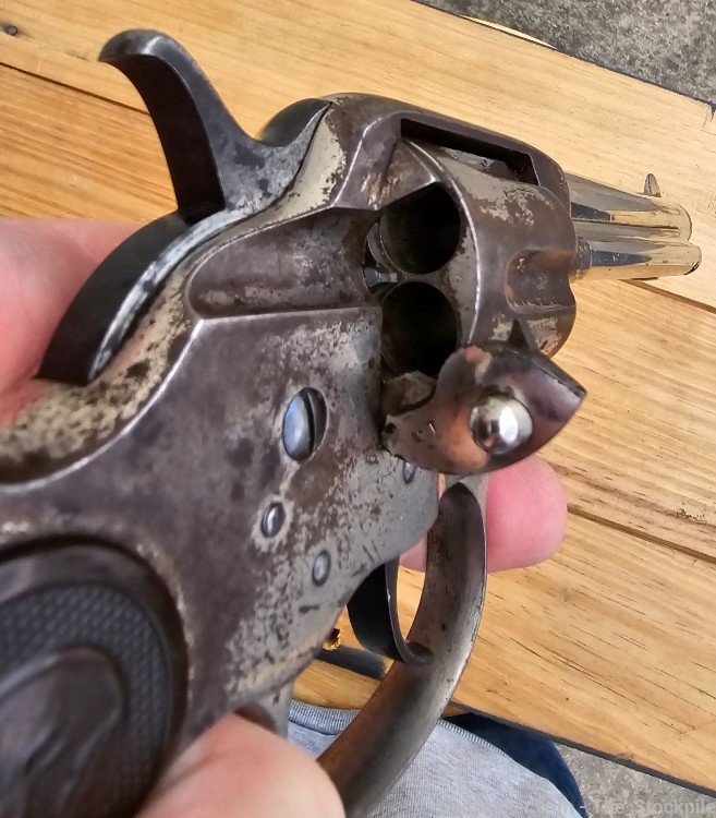 Colt 1878 Double Action Revolver .45 Colt 5.5" Bbl Nickel Finish 1891 Mfg-img-10