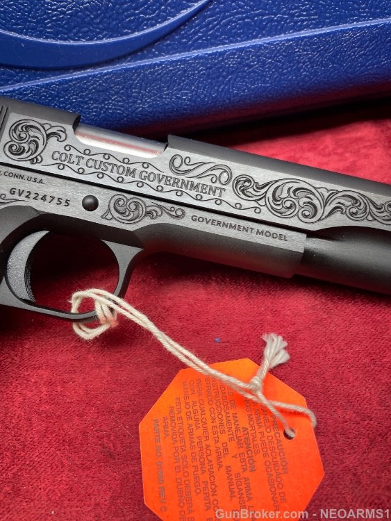 NIB Colt 1911 Government 45 acp . Stunning Engraved collector!-img-8