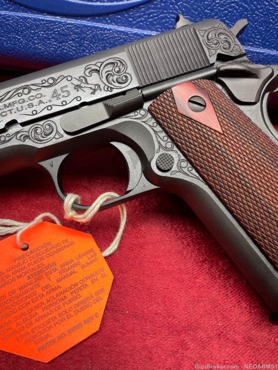 NIB Colt 1911 Government 45 acp . Stunning Engraved collector!-img-4