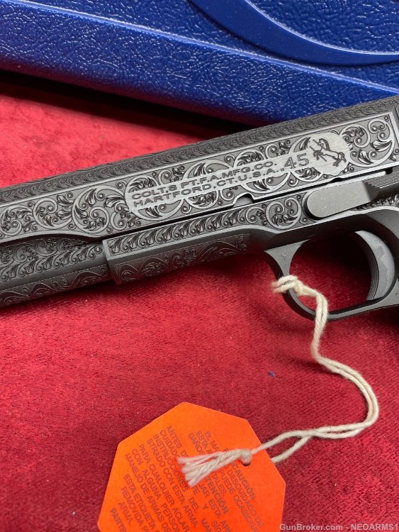 NIB Colt 1911 45 acp  Breathtaking Full Engraved Collector!-img-2