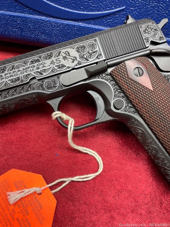 NIB Colt 1911 45 acp  Breathtaking Full Engraved Collector!-img-3