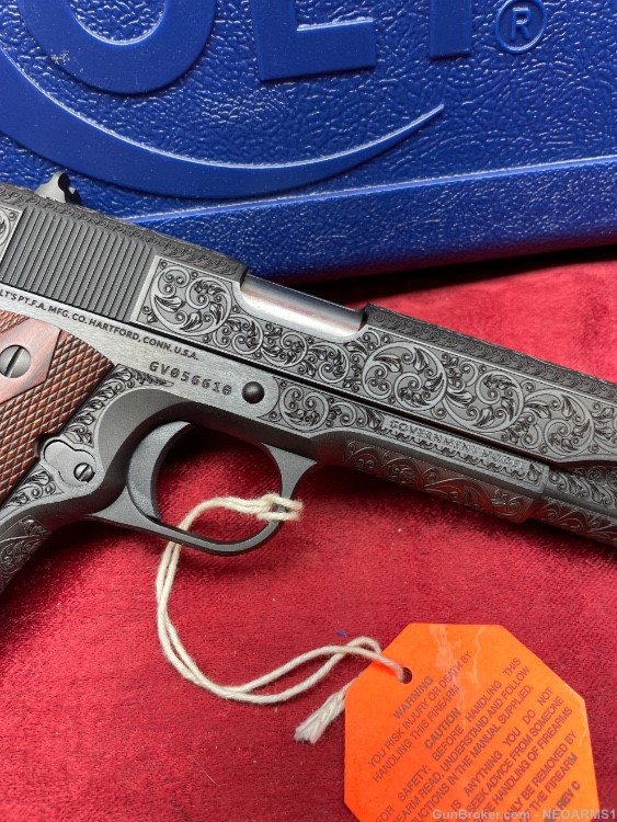 NIB Colt 1911 45 acp  Breathtaking Full Engraved Collector!-img-7