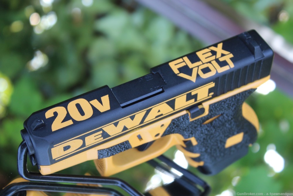 Glock 27 Gen 3  DEWALT Tools Tribute Duracoat Custom-img-13