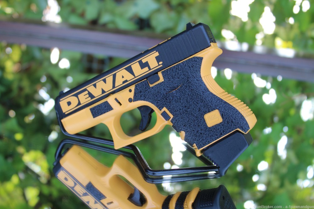 Glock 27 Gen 3  DEWALT Tools Tribute Duracoat Custom-img-1