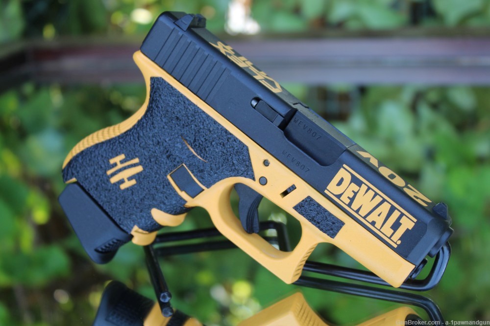 Glock 27 Gen 3  DEWALT Tools Tribute Duracoat Custom-img-7