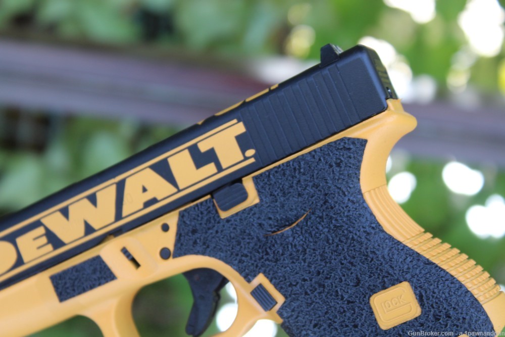 Glock 27 Gen 3  DEWALT Tools Tribute Duracoat Custom-img-3
