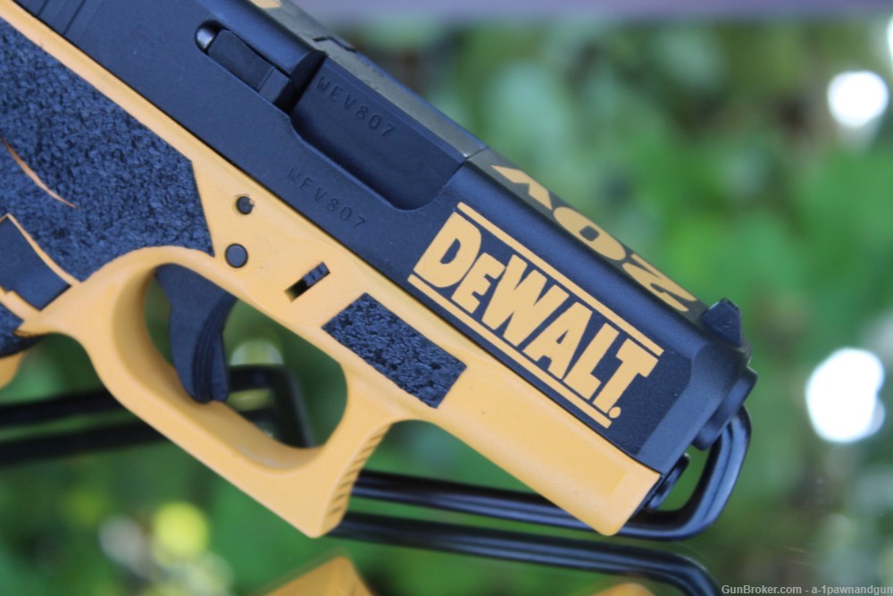 Glock 27 Gen 3  DEWALT Tools Tribute Duracoat Custom-img-8