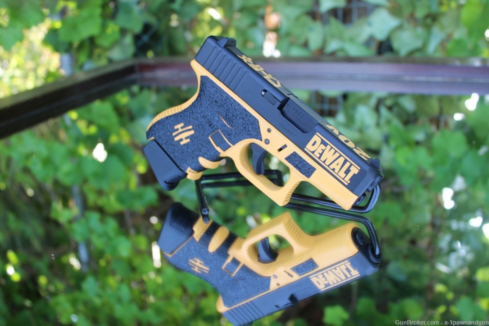 Glock 27 Gen 3  DEWALT Tools Tribute Duracoat Custom-img-6