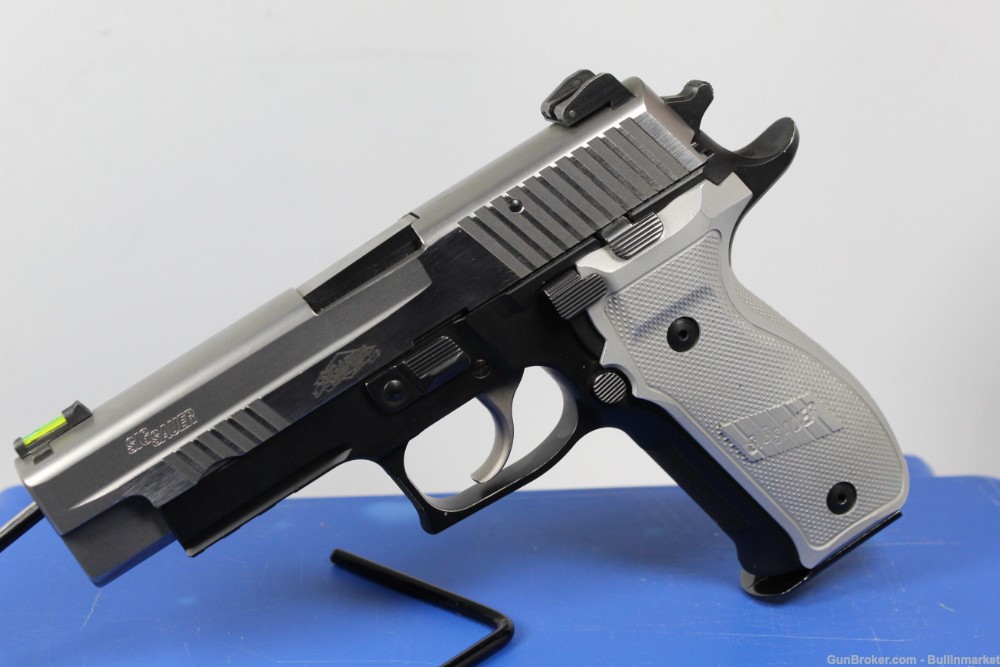 SIG Sauer Custom Shop P226 Elite Platinum 9mm Semi Auto Pistol w/ Case-img-5