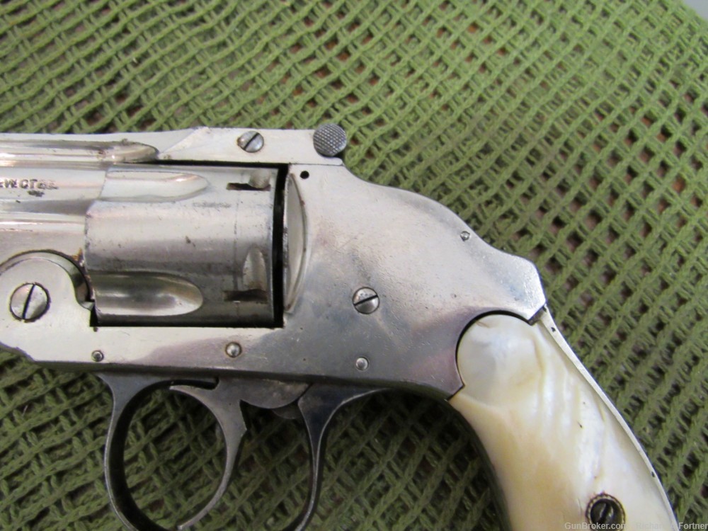 Harrington & Richardson H&R .38 S&W Top Break Hammerless  Revolver, C&R    -img-2