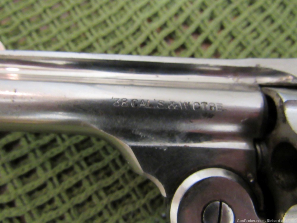 Harrington & Richardson H&R .38 S&W Top Break Hammerless  Revolver, C&R    -img-4