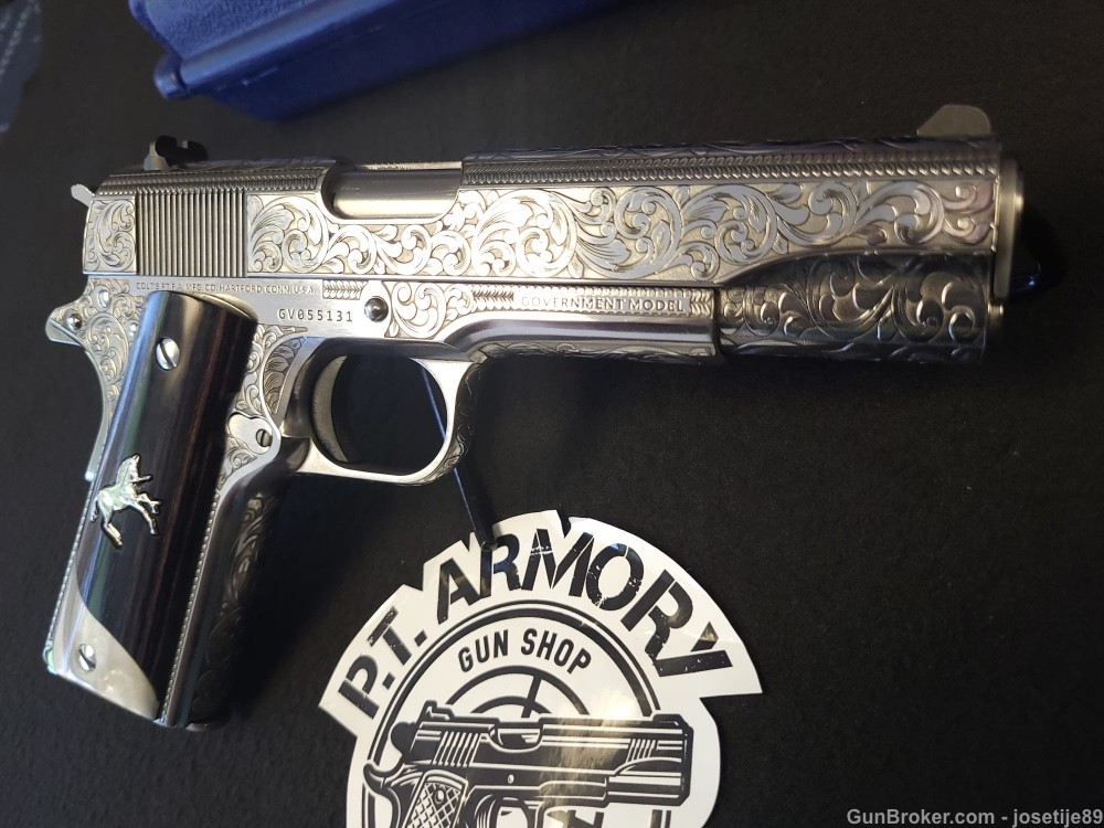 Colt 38 super engraved PENNY AUCTION! No Reserve-img-9