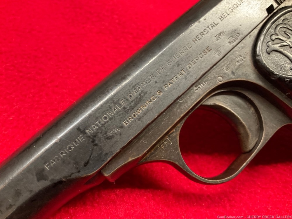 Vintage FN 1922 7.65 32 browning pistol ww2 GERMAN Military RARE WAA613 613-img-3