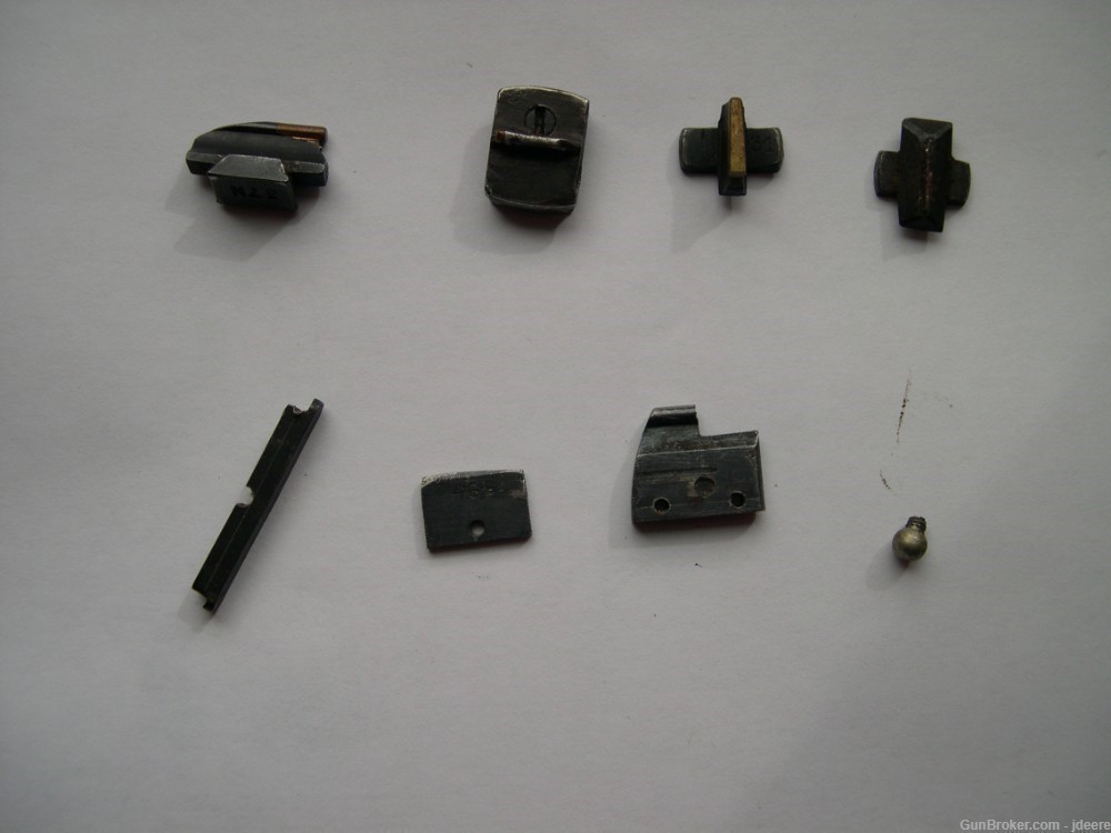 Lot of 8 Front Sights and Sight Parts-img-0