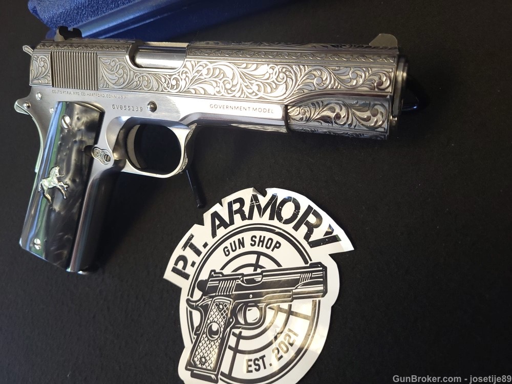 Colt 38 super engraved PENNY AUCTION! No Reserve-img-4