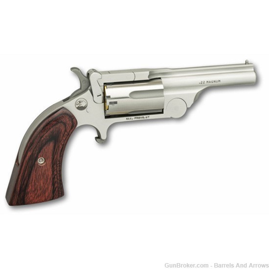 North American Arms NAA-22M-R250 Ranger II Revolver, 22 WMR, 2.5" Ribbed Bb-img-0