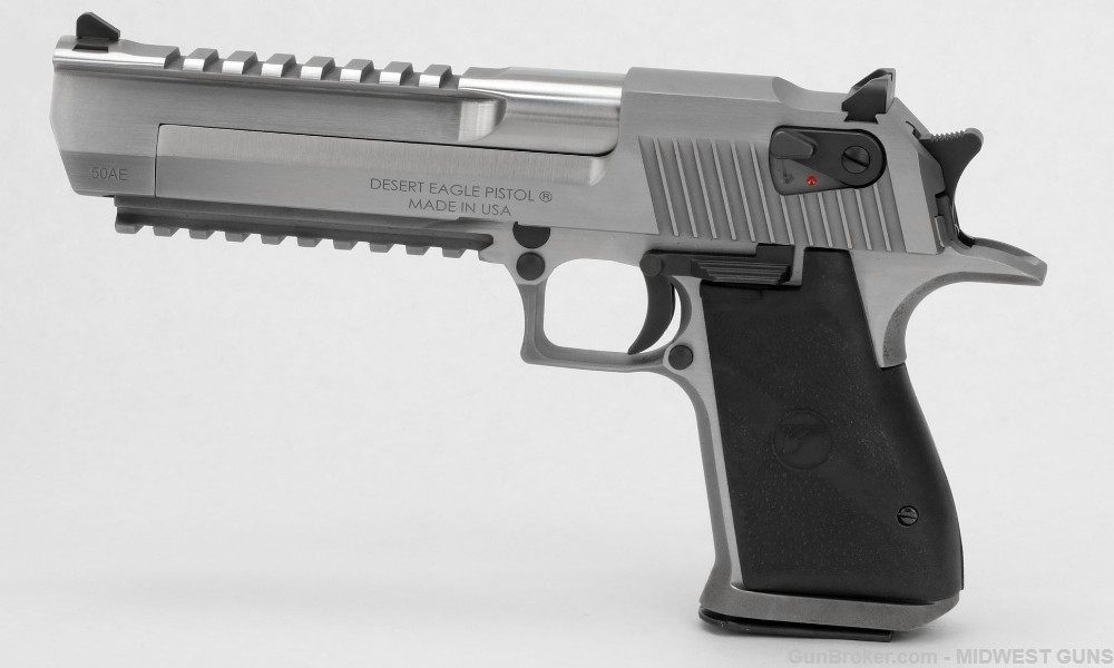 Magnum Research Desert Eagle MK19 .50 AE Stainless Steel  Pre-owned  DE50SR-img-0
