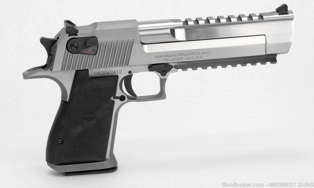 Magnum Research Desert Eagle MK19 .50 AE Stainless Steel  Pre-owned  DE50SR-img-2