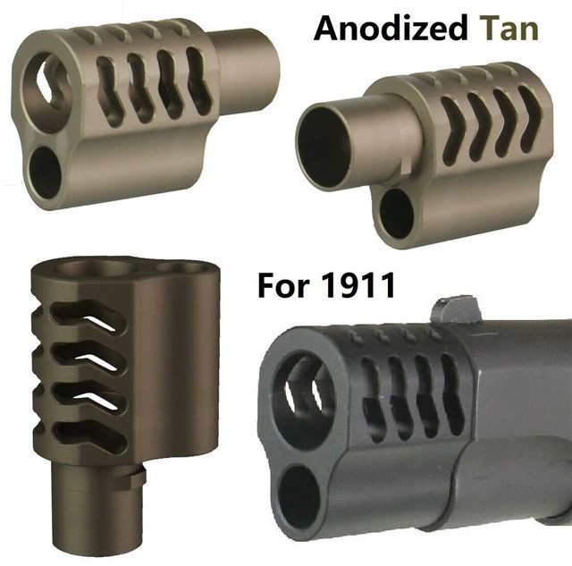 1911 .45 ACP Muzzle Brake Compensator Tan-img-1