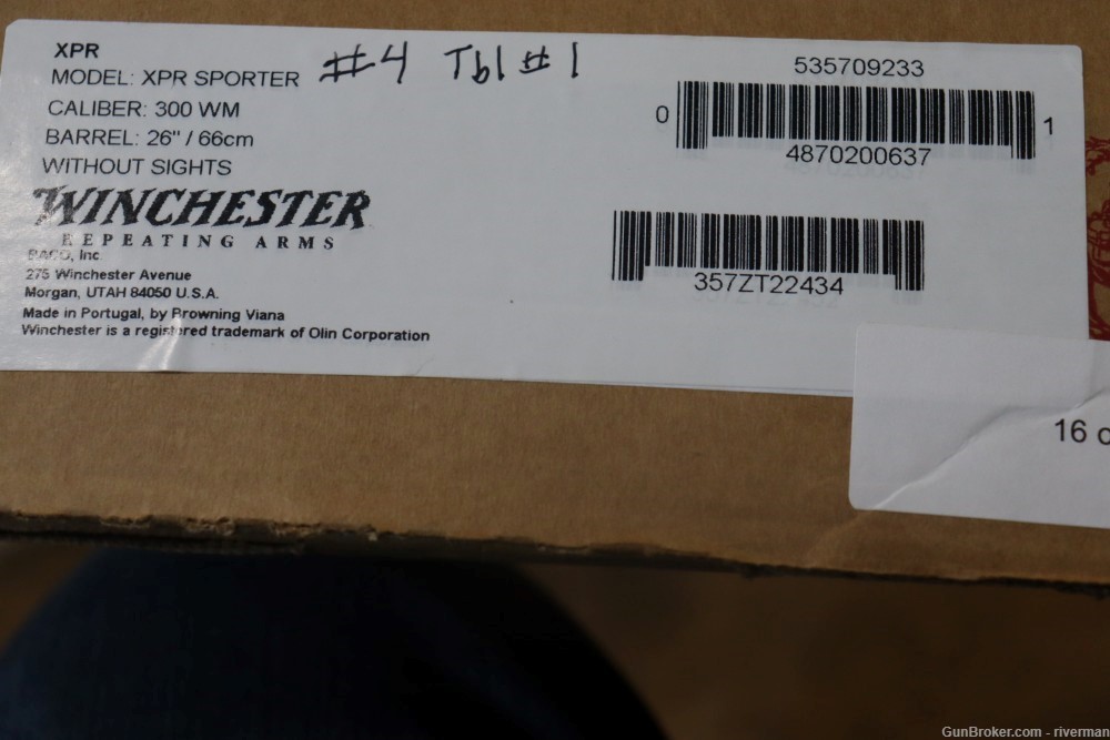 NIB Winchester XPR Sporter Bolt Action Rifle Cal 300 WinMag (SN#357GT22434)-img-13