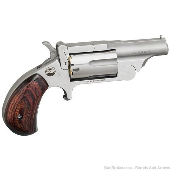 North American Arms NAA-22M-R Ranger II Revolver, 22 WMR, 1.63" Ribbed Bbl,-img-0