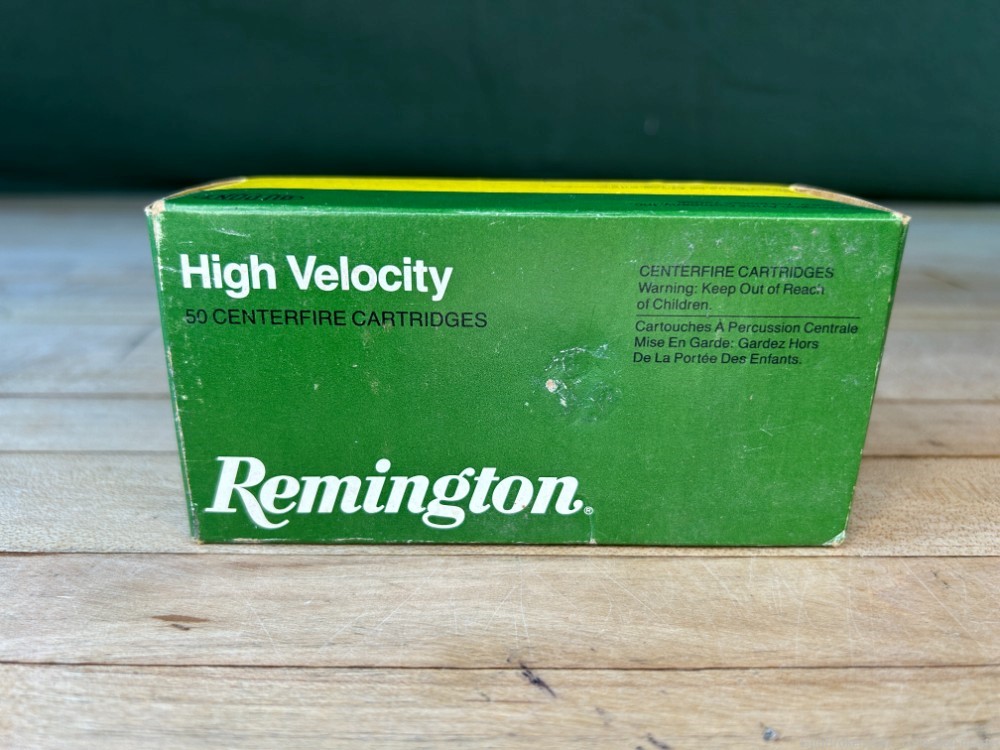 Remington .22 Hornet 45 Grain Pointed Soft Point (50 Rounds) 1 Box R22HN1 -img-1