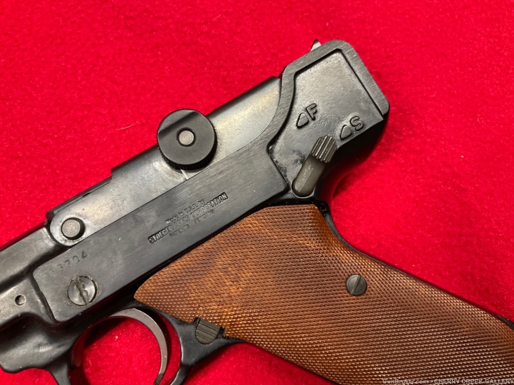Vintage Stoeger LUGER 22 long rifle pistol stlr-4 22LR military copy gun -img-2