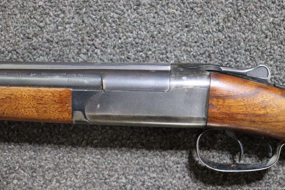 Winchester Model 24 Double Barrel 16 Gauge Shotgun (SN#21192)-img-7