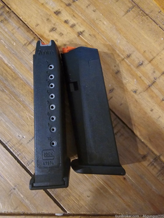  glock 43x/48 mags qty-2 brand new glock OEM mags -img-1