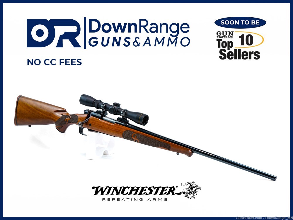 WINCHESTER MODEL 70 FEATHERWEIGHT | .243 WIN | 22" BBL | MFG 1988 -img-0