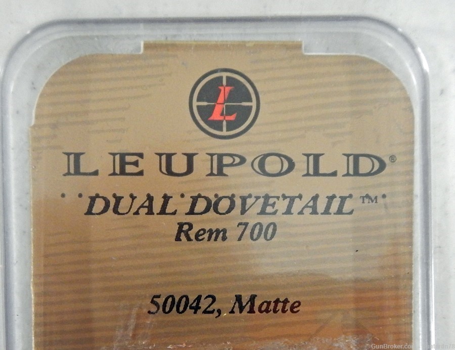 NEW Leupold Scope Base Set. Rem. 700, Matte # 50042 Dual Dovetail.-img-1