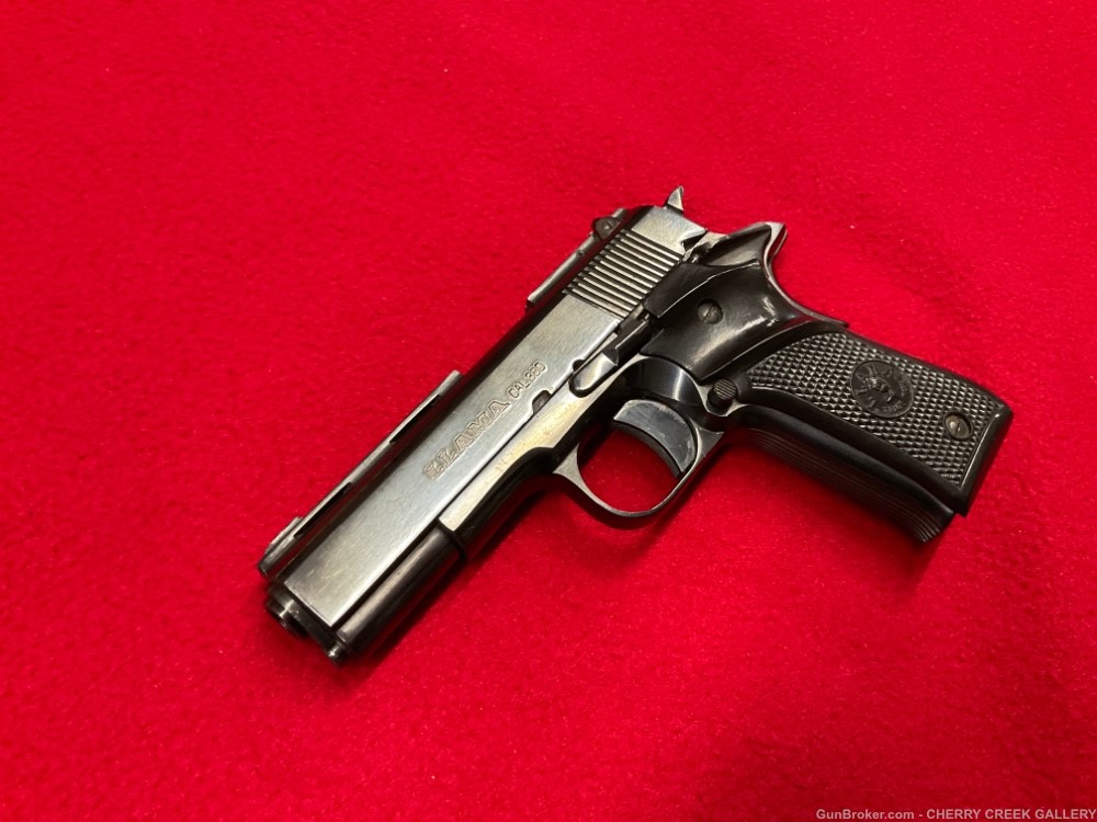 Vintage Llama 380 pistol baby colt 1911 Spain vent rib gun Stoeger 380acp-img-2