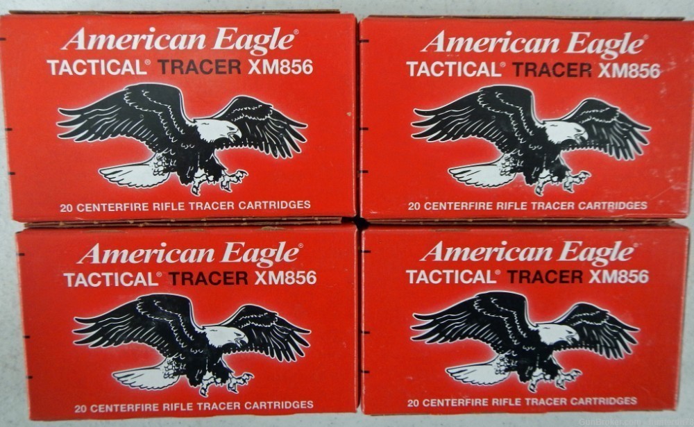 Federal, American Eagle 5.56 Tactical Tracers. 64 gr. # XM856. 80 rds.-img-2
