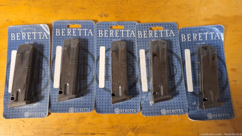  Beretta 92 15rd 9mm magazines, set of 5-img-0