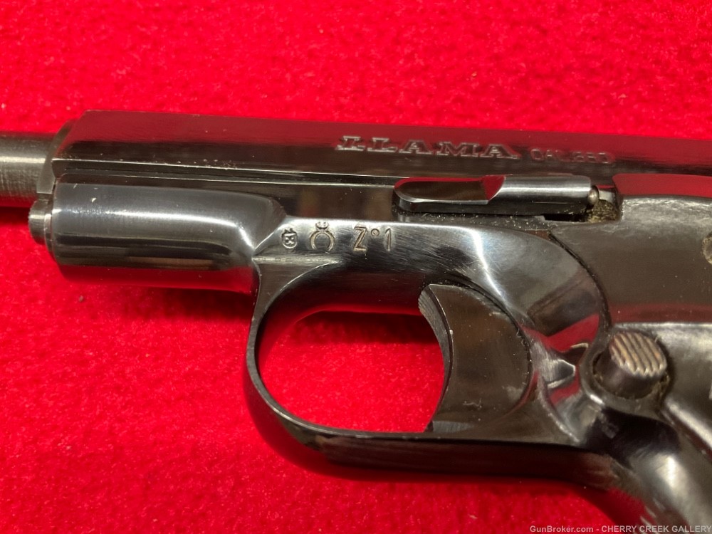 Vintage Llama 380 pistol baby colt 1911 Spain vent rib gun Stoeger 380acp-img-17