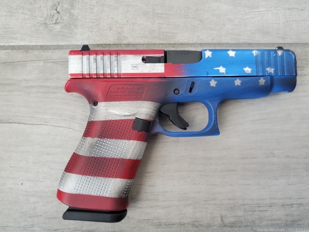Glock 48 American Flag Cerakote with holster-img-4