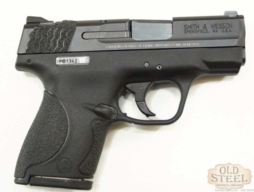Smith and Wesson S&W M&P 9 Shield 9mm Concealed Carry Pistol W/ 5 Mags-img-4