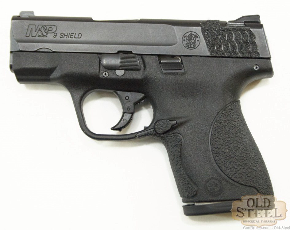Smith and Wesson S&W M&P 9 Shield 9mm Concealed Carry Pistol W/ 5 Mags-img-3
